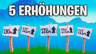 Fortnite Besuche die 5 höchsten Erhöhungen auf der Insel 🔝 Alle Orte  Woche 6 Season 8  Detu [upl. by Yeldah]