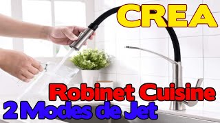 Présentation de CREA Robinet de Cuisine Mitigeur de Cuisine avec 2 Modes de Jet [upl. by Prosser94]