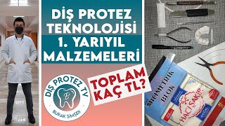 1 Yarıyılda Hangi Malzemeleri Aldım Fiyatları nedir  Diş Protez Teknolojisi [upl. by Nobell]