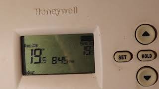 Honeywell Thermostat Battery Replacement [upl. by Liarret]