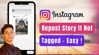 How to Repost Story on Instagram If Not Tagged [upl. by Ingelbert]