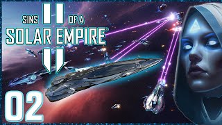 Lets Play Sins of a Solar Empire II 2  Advent Wrath Gameplay Ep 2  Invading the Advent Reborn [upl. by Yrkcaz963]