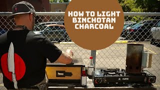 How to light Binchotan Charcoal [upl. by Swirsky922]