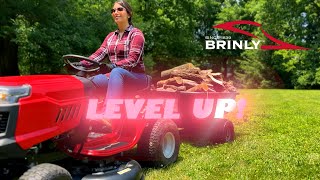 Level Up Your Lawn Care with New and Improved Brinly Attachments [upl. by Yarased]