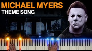 Michael Myers  Halloween Theme Song Piano amp Synth Version [upl. by Asirb385]