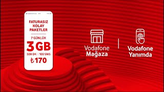 Bütçenize ve İhtiyacınıza Uygun Faturasız Kolay Paketler Vodafone’da [upl. by Basham]