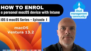 iOS and macOS Management  Enrolling a personal macOS device with Intune [upl. by Fulvi]