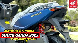 BIKIN YAMAHA PANIK❗MATIC BARU HONDA PAKAI SHOCK GANDA LEBIH KEREN DARI VARIO 160 DAN AEROX [upl. by Publus]