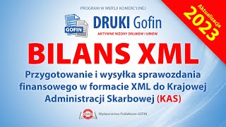 Przygotowanie i wysyłka sprawozdania finansowego XML do Krajowej Administracji Skarbowej KAS [upl. by Ledarf443]