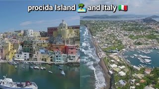 ITALY 🇮🇹 Procida Italy 4K UHD Explore the Beauty of Procida s Landmark Colored Buildings w c Drone [upl. by Sadoff]