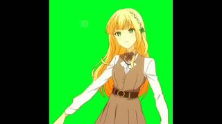 Anime Green Screen IDOLY PRIDE  Rei [upl. by Hekking]