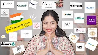 BEST SKINCARE PRODUCTS FROM ✨50✨INDIAN SKINCARE BRANDS 🇮🇳 [upl. by Erdried]