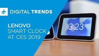 Lenovo Smart Clock  Hands On at CES 2019 [upl. by Ries]