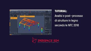 Analisi di strutture in legno secondo le NTC 2018  IperSpace BIM  Software calcolo strutturale [upl. by Anujra]