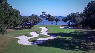 Haig Point Daufuskie Is Golf Course Drone Flyover Front Nine [upl. by Christal]