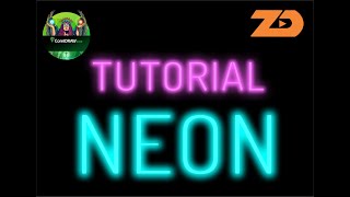 Tutorial cara Membuat Tulisan Menyala  Typography Neon  Neon Effect di Coreldraw [upl. by Clementina]