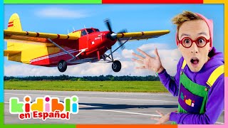 Vamos a descubrir los aviones  Vídeos educativos para niños Kidibli [upl. by Rosabelle]