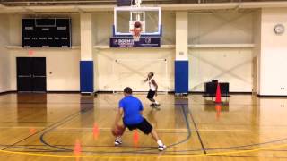 Basketball PDS CP3 Triangle Cone Drill [upl. by Etan664]