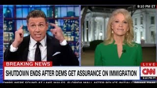 What Is That Trump English Chris Cuomo Kellyanne Conway Off The Rails Interview [upl. by Agnella]