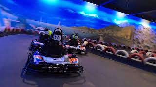 Karten op de indoor Kartbaan Kartracing amp Bowling Kardinge Groningen 14 december 2019 [upl. by Dempster681]