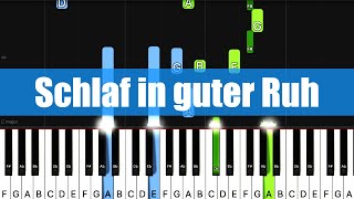 Piano Tutorial Schlaf in guter Ruh [upl. by Panthea]