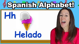 Learn Spanish Alphabet Phonics Song Official Video Alfabeto  Canción del Abecedario para Niños [upl. by Anitnemelc273]