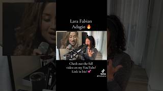 Lara Fabian is Phenomenal Adagio 🔥🎤 larafabianreaction adagio reaction musicreaction singer [upl. by Alokin178]