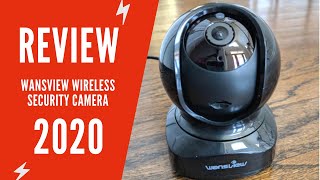 Wansview Wireless 1080P IP Camera Review  Wansview Security Camera Manual amp Setup [upl. by Linnette]