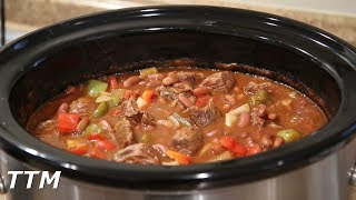 Shredded Beef Chili Slow Cooker RecipeChuck Roast Chili [upl. by Bondie434]