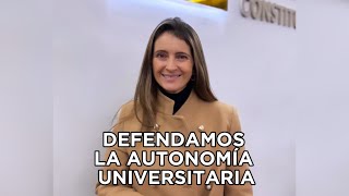 Acabamos de terminar la audiencia sobre un proyecto que busca acabar con la autonomía universitaria [upl. by Aicek770]