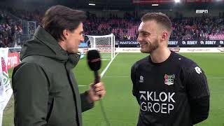 Cillessen over zijn gestopte penalty quotJullie lachten me uit nu kan ik lachenquot NEC 31 PSVnecpsv [upl. by Eonak872]