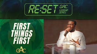 FIRST THINGS FIRST  Pastor Stephen A Green  Allen Worship Experience [upl. by Flossie]