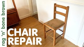 Repairing and Restoring Dining Chairs [upl. by Yehc]