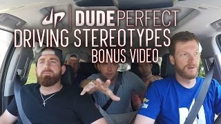 Dude Perfect  Dale Earnhardt Jr Driving Stereotypes BONUS Video [upl. by Keisling410]