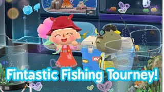 CJ’s Fintastic Fishing Tourney PlaythroughMontage  Animal Crossing Pocket Camp [upl. by Milburn949]