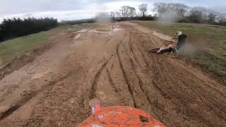 This week we battled the weather and rode at the oldest Uk motocross track Weedon MX 4 [upl. by Odlaniger280]