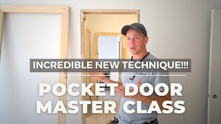 I Cant Believe I Waited So LongBest Way to Install Pocket Doors [upl. by Nnyluqcaj]