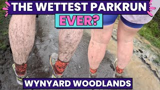 Wettest UK Parkrun  Wynyard Woodland Parkrun  Those 2 Runners [upl. by Geraldine299]