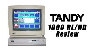 LGR  Tandy 1000 RLHD Retro Computer Review [upl. by Immij]