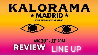 KALORAMA MADRID 2024 ANALISIS CARTEL [upl. by Ambrosius512]