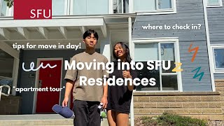 Moving into SFU Residences  Tips for all Residents Townhouse and Room Tour Vlog by Nadine [upl. by Lexis]