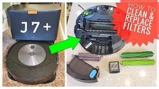 How To Fix  Clean iRobot Roomba J7 Filters amp Roller Brushes [upl. by Henrik]