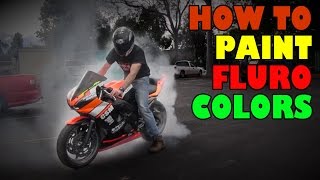 How to custom paint a motorcycle [upl. by Annaeel535]