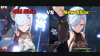 Shenhe Skin Comparison [upl. by Eibmab]