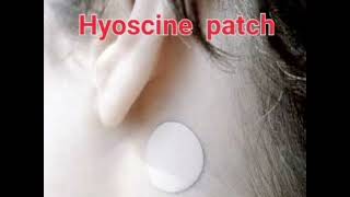 Hyoscine patch mrcpch Recall Communication [upl. by Annecorinne]