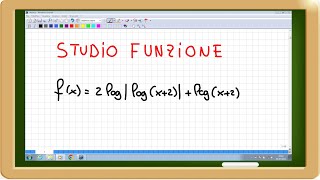 studio di funzione con logaritmi e valore assoluto [upl. by Philemon]