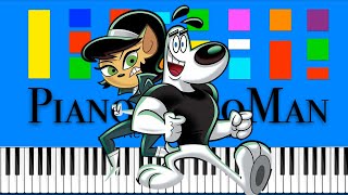 TUFF Puppy Theme Song Slow Easy Medium Piano Tutorial 4K [upl. by Teevens252]