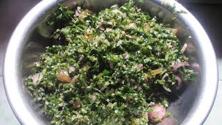 How to make Sri Lankan Vallarai Sambal  Gotu Kola Sambol  Pennywort Salad in Tamil [upl. by Felton]