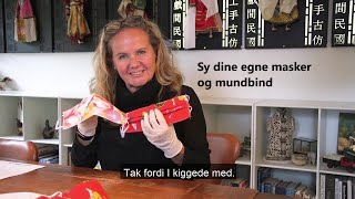 Sy dine egne masker og mundbind  DIY  gratis mønstre til 5 masketyper  links [upl. by Aicela]