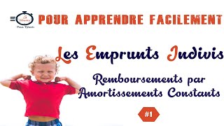 Les Emprunt Indivis  Remboursement par Amortissements Constants [upl. by Reiniar291]